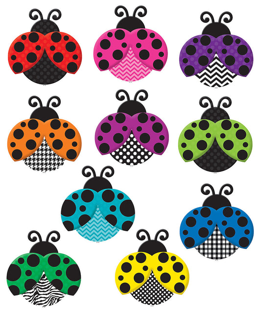 Colorful Ladybugs Accents XTCR5414