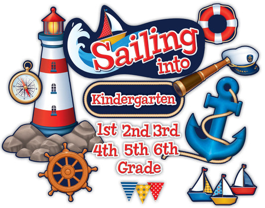 Sailing Into...Bulletin Board Display Set XTCR5440