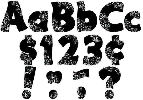 Classy Swirls Funtastic 4 Letters Combo Pack XTCR5442