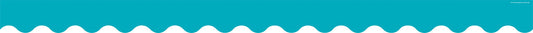 Teal Scalloped Border Trim XTCR5450