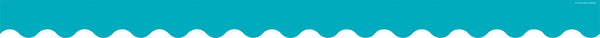 Teal Scalloped Border Trim XTCR5450