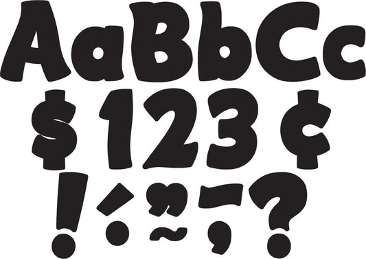 Black Funtastic 4 Letters Combo Pack XTCR5453