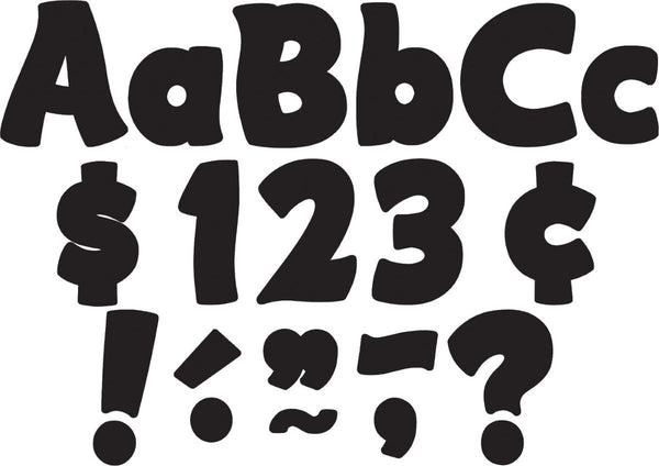 Black Funtastic 4 Letters Combo Pack XTCR5453