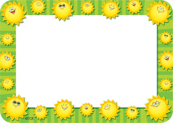 Happy Suns Name Tags Labels XTCR5456