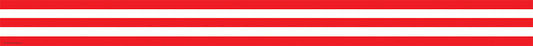 Red  White Stripes Straight Border Trim XTCR5489
