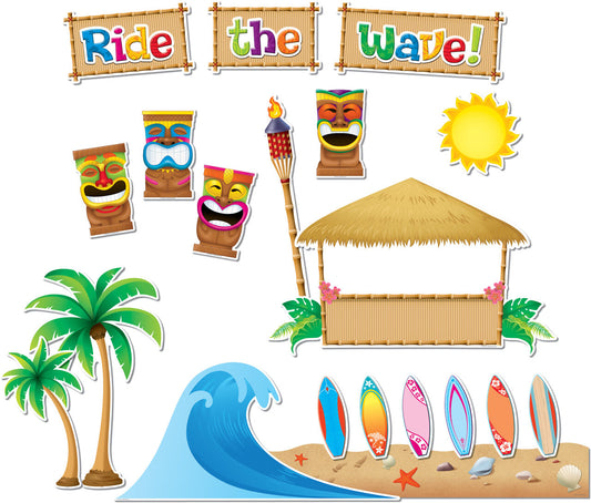 Surfs Up Board Bulletin Display Set XTCR5517
