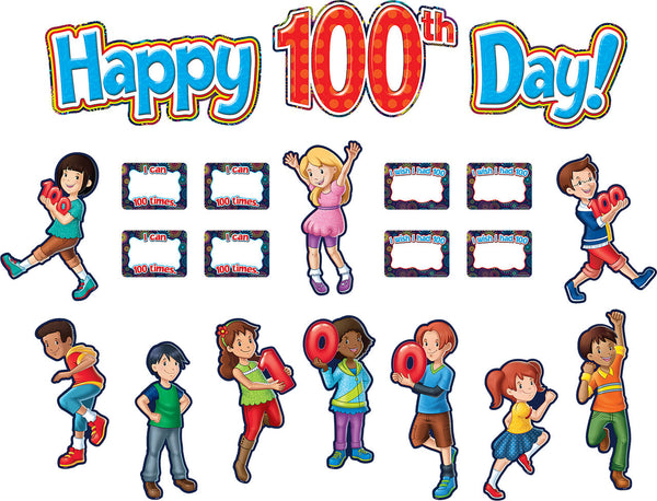 Fireworks Happy 100Th Day Bulletin Board Display Set XTCR5519