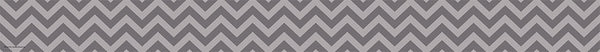 Gray Chevron Straight Border Trim XTCR5520