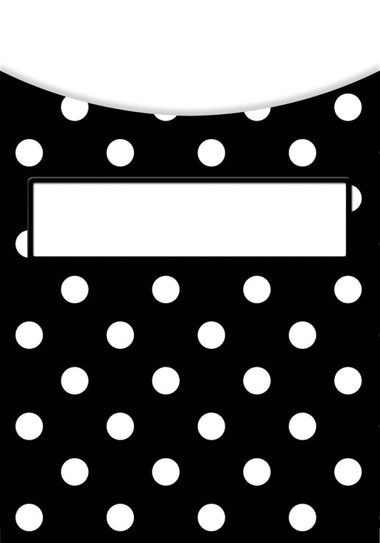 Polka Dots Library Pockets - Multi-Pack XTCR5556