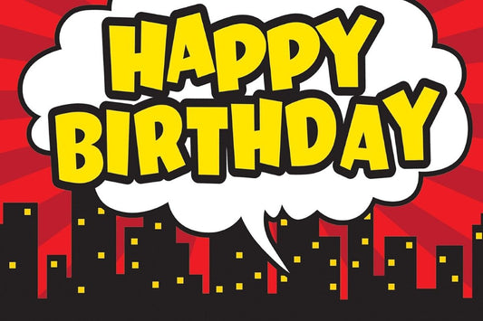 Superhero Happy Birthday Postcards XTCR5605