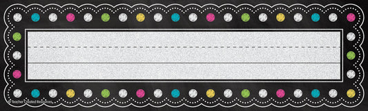 Chalkboard Brights Name Plates (Flat) XTCR5624
