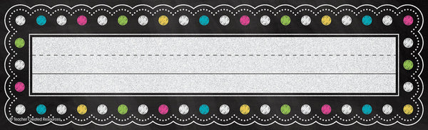 Chalkboard Brights Name Plates (Flat) XTCR5624