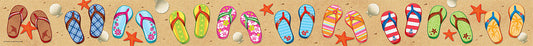 Flip Flops Straight Border Trim XTCR5648