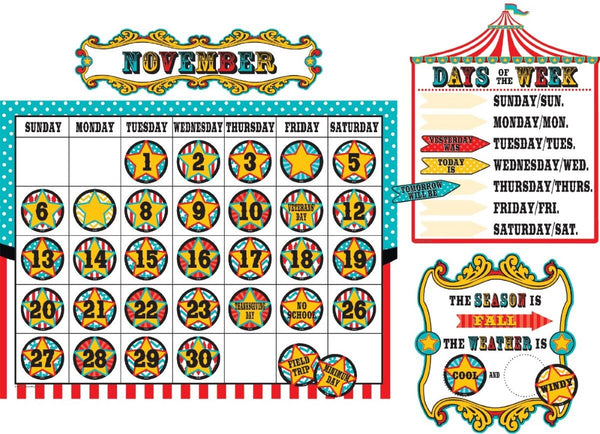 Carnival Calendar Bulletin Board XTCR5720