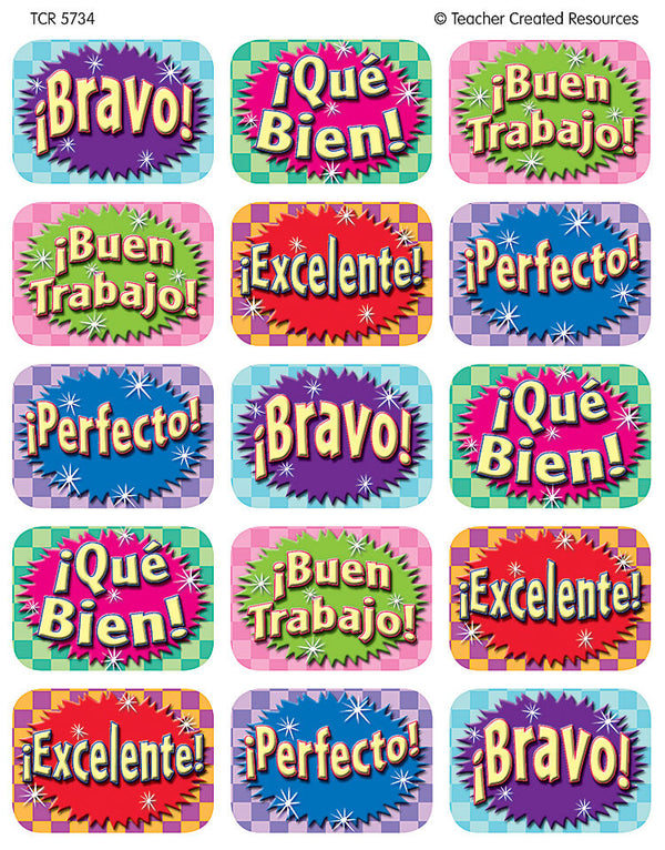 Good Work (Spanish) Jumbo Stickers XTCR5734
