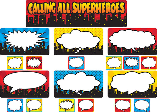 Calling All Superheroes Mini Bulletin Board XTCR5825