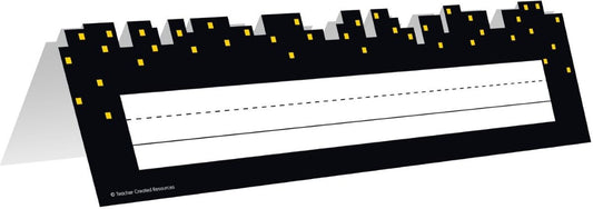 Superhero Cityscape Tented Name Plates XTCR5827