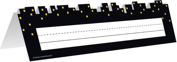 Superhero Cityscape Tented Name Plates XTCR5827