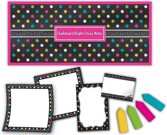 Chalkboard Brights Sticky Notes XTCR5833