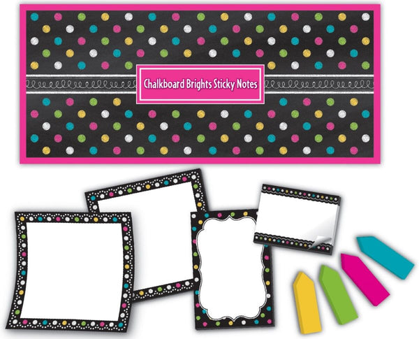 Chalkboard Brights Sticky Notes XTCR5833