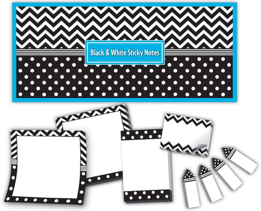 Black & White Sticky Notes XTCR5834