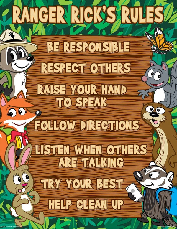 Ranger Ricks Rules Chart XTCR7523