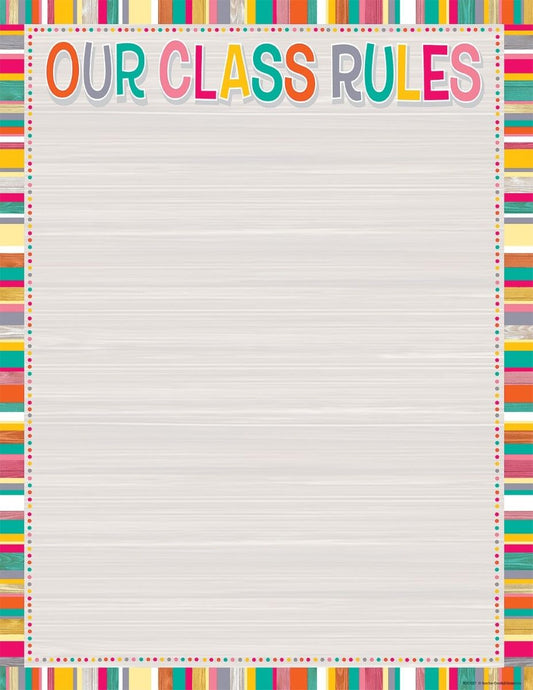 Tropical Punch Our Class Rules Chart XTCR7527