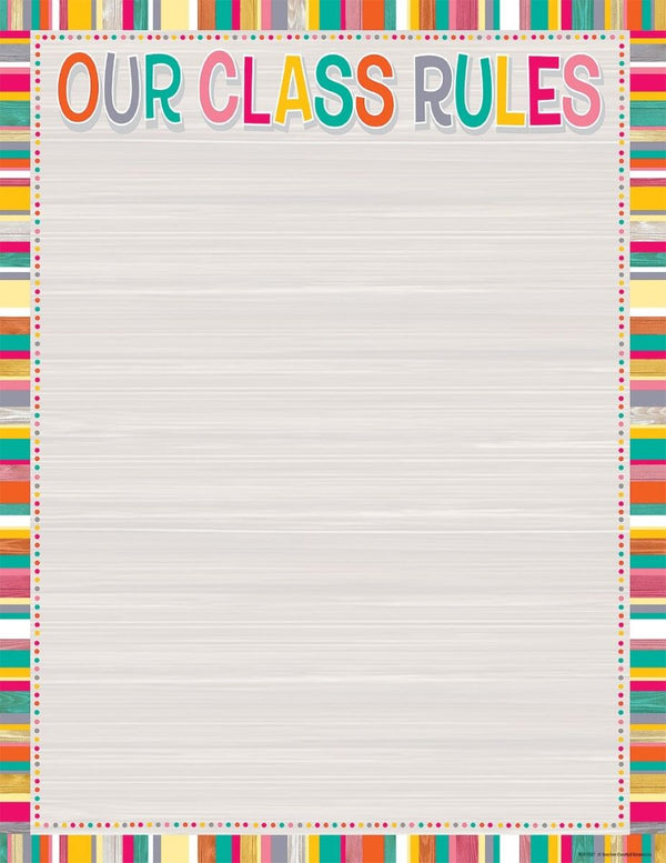 Tropical Punch Our Class Rules Chart XTCR7527
