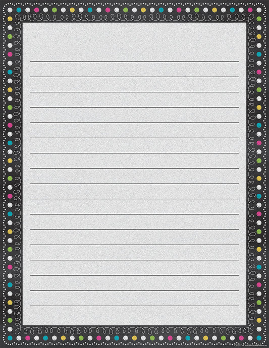 Chalkboard Brights Lined Chart XTCR7532