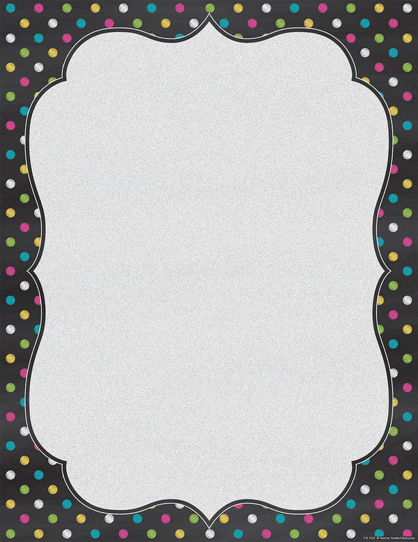 Chalkboard Brights Blank Chart XTCR7533