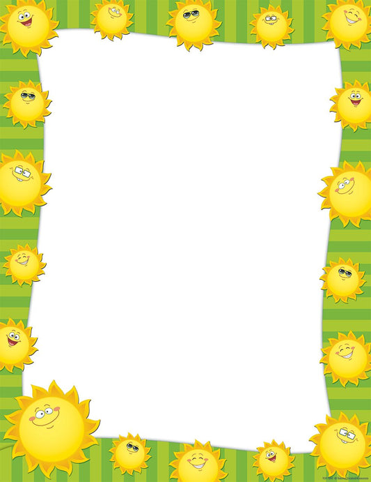 Happy Suns Blank Chart XTCR7597