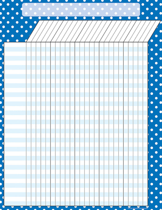 BLUE POLKA DOTS INCENTIVE CHART XTCR7621