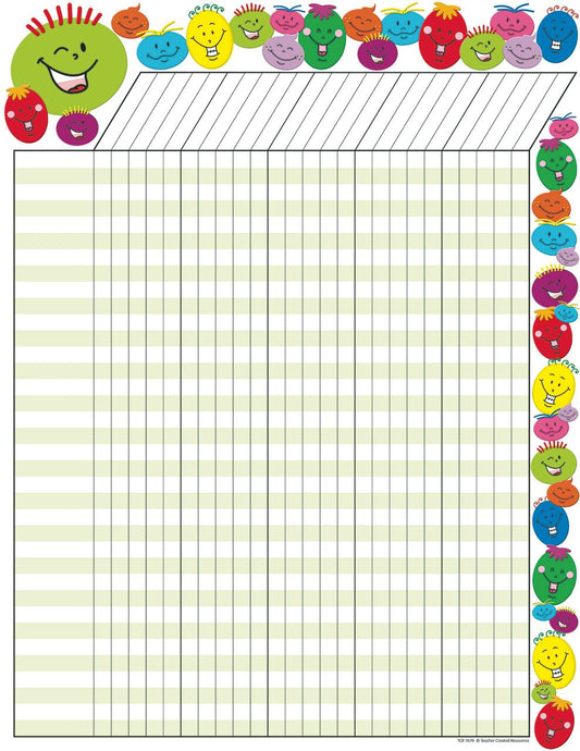 Silly Smilies Incentive Chart XTCR7670