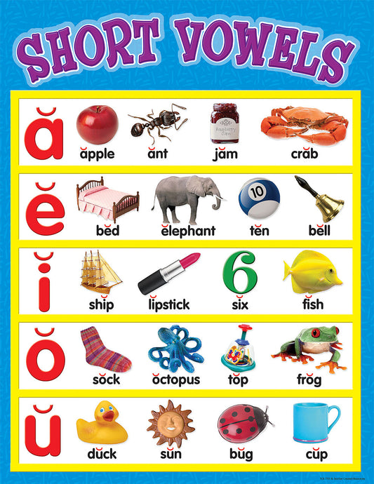 Short Vowels Chart XTCR7701