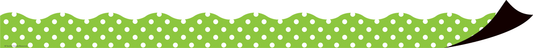Lime Polka Dots Magnetic Borders XTCR77123
