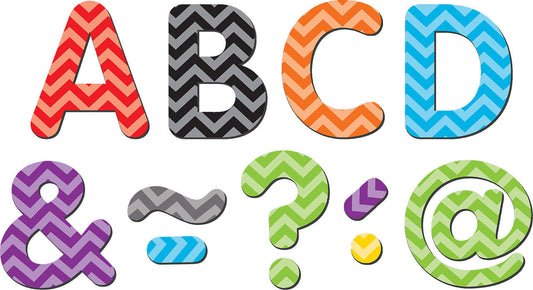 Chevron Classic 2 Magnetic Letters XTCR77187