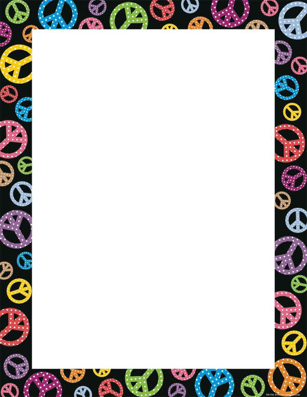 Peace Signs Blank Chart XTCR7723