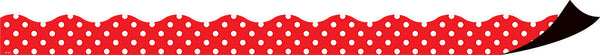 Red Polka Dots Magnetic Borders XTCR77255