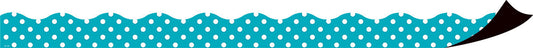 Teal Polka Dots Magnetic Borders XTCR77257