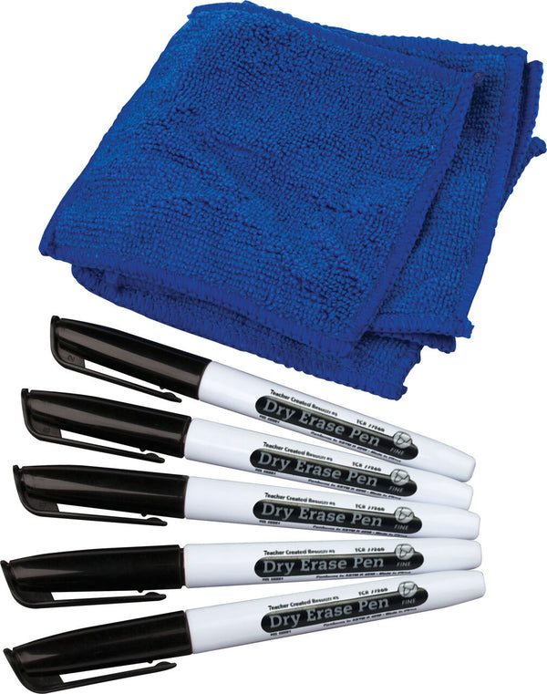 Dry Erase Pens  Microfiber Towels Set XTCR77268