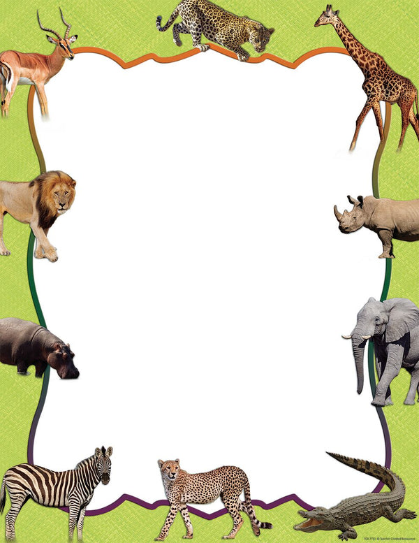 Safari Animal Blank Chart XTCR7751