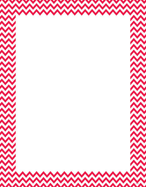 Poppy Red Chevron Chart XCTP0966