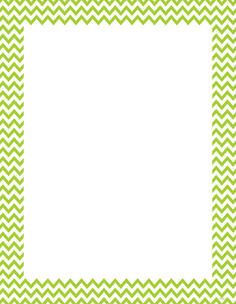 Lime Green Chevron Chart XCTP0968