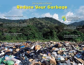 Reduce Your Garbage – Kids Can Make A Difference Environmental Chart XCTP1521