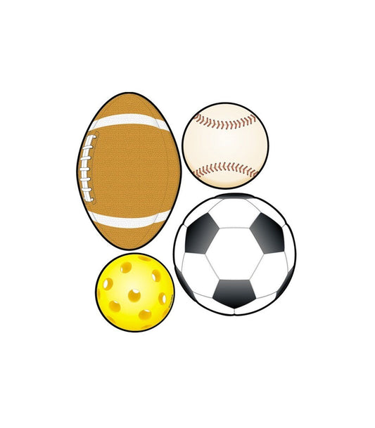 Sports Balls 36 Bulletin Board Accents xcd5595