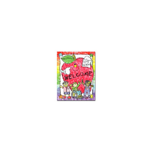 Kid-Drawn Apple Welcome xcd6267